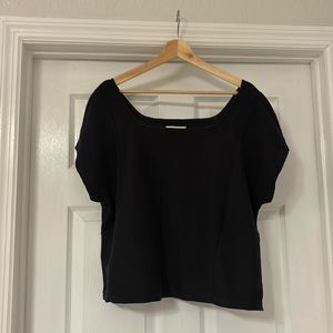 Madewell square neck ribbed top